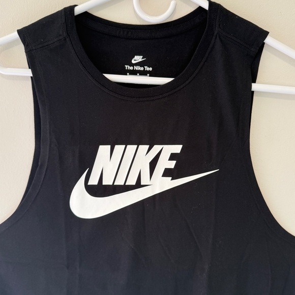 Nike Sportswear Women’s Muscle Tank Top Futura Size M Black CW2206-010 - Picture 5 of 6